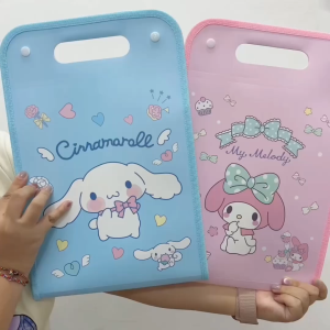 (READY STOCK) Beg Simpanan Fail Kertas A4 13 Poket Kanak Birthday Present Gift File Folder Storage Children 卡通手提文件夹资料袋