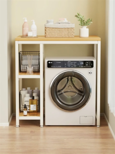 Washing Machine Rack Dishwasher Microwave Oven Dryer Storage Shelf Bathroom Shelves