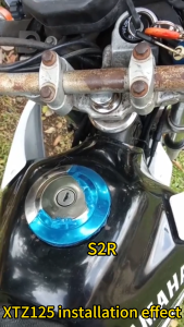 ignition switch fuel gas cap seat lock key For Yamaha YBR125 YBR150 YS150 XTZ 2 wire line ignition
