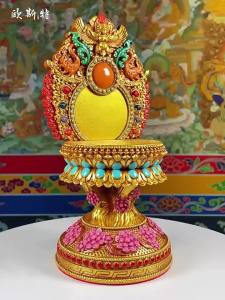OSITE | Buddha Statue Base Home Decor Pedestal Engraved Design