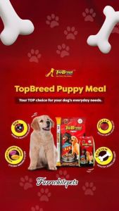 Top Breed Puppy/Adult (500 Grams) | Repacked by FurrWhitePetsShop
