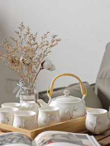 Bộ Trà Gốm Sứ Trung Hoa Bộ Trà Gốm Ống Cầm Dùng Trong Gia Đình Quà Tặng Sinh Nhật Quà Tặng Khách Hàng Bộ Trà Gốm Sứ Thủ Công