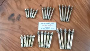 10 con Tắc kê sắt Bu lông nở sắt nở rút thép 6 ly 8 ly 10 ly 12 ly nhiều kích thước khác nhau