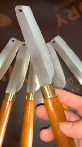 dao bổ cau và gọt trái cây trong gia đình nội trợ được làm từ thép trắng nhật không rỉ sét