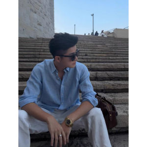ZHUOCAN | Summer Thin Breathable Linen and Icy Silk Shirt Loose Comfortable Sun Protection Long Sleeve