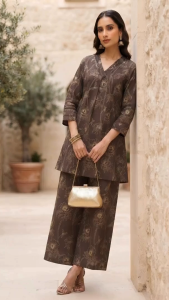 DEBAYU Nayo Cotton A Line Kurti Co Ord Set Ethnic Style Size S to XXL Malaysia