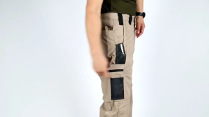 Jeep Spirit Mens Tactical Pants Outdoor Hiking Cargo Pants Waterproof Training Work Casual Trousers