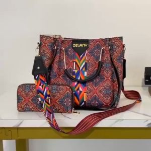 TAS HANDBAG WANITA A373 IMPORT 2 IN 1 KOREA TERBARU MURAH ANTI AIR