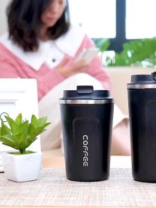 Home2U🏡 510ML Insulated Tumbler Coffee Mug Vacuum Insulated Coffee Thermos Cup Stainless Steel Travel Mug Thermos K