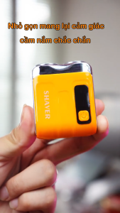 Máy Cạo Râu Điện MINI ENKO R19-Pro Động Cơ 18 Lõi Không Chổi Than Chống Nước IPX-7