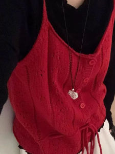 Áo Len Cardigan Dệt Kim Cổ Tròn Tay Dài Mùa Thu Phong Cách Pháp Cổ Điển Thanh Lịch Thời Trang Trẻ Trung Hở Lưng Thắt Nơ