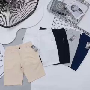 Quần ngố namquần short đũi cạp 5 màu Túi Mổ ULZZANG Lưng Cao Phong Cách Hàn Quốc