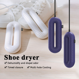 Sothing Shoe Dryer Portable Household Electric Shoes Dryer Constant Temperature Drying Deodorization Sterilization with 3 Levels of Timer 烘鞋器