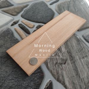 Mahogany Wood Plank | Kiln Dried | Rough | No Varnish | 1 Piece (Approximate 0.49inch x 3.93inch x 1ft.)