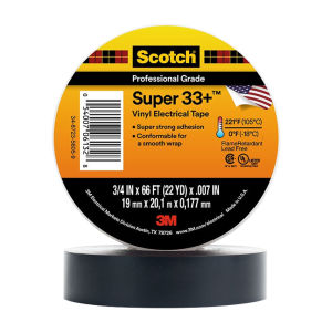 3M Scotch Super 33+ High Performance Electrical Insulation Tape for Cables Wires Heat Resistant Electricians Adhesive Tape