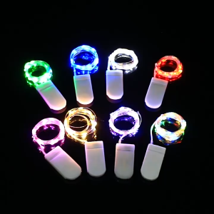 Pack of 6 Sets 6.5ft(2m) LED Starry String Lights 20 Micro Starry Leds on Copper Wire 2pcs CR2032 Batteries Required and Included Works for DIY Wedding Centerpiece or Table Decorations