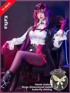 Kafka Star Rail Cosplay Womens Costume Complete Set Game C-Suites Star Nuclear Hunter Cosplay Outfit from China