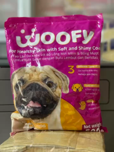 HẠT WOOFY - 500G - THỨC ĂN CHO CHÓ TRƯỞNG THÀNH GIÚP DA KHỎE MƯỢT LÔNG DỄ TIÊU HÓA