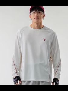 Veidoorn | Áo Thun Thể Thao Dài Tay Dành Cho Nam Veidoorn Thiết Kế Phối Lưới Thoáng Khí Thiết Kế Vừa Vặn Thể Thao Hàng Đầu Dành Cho Đi Bộ Đường Dài Tập Gym Tập Thể Dục Ngoài Trời