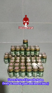 ORIGINAL Green seven se7en Citronella Lemongrass Herbal Massage balm 15g Thailand legit organic new