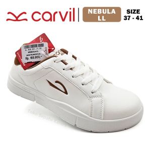 Sepatu Anak Remaja Perempuan Cewek – Sepatu Wanita Dewasa – CARVIL – NBULA– Size 37-41 – Sneakers – Sport – Tali White Mocca