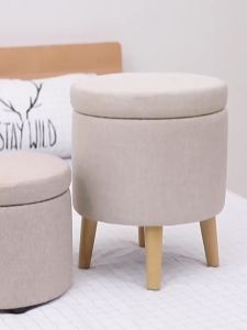 Round Stool Storage Bench Living-room Sofa Bench Lazy Creative Makeup Cloth Stool