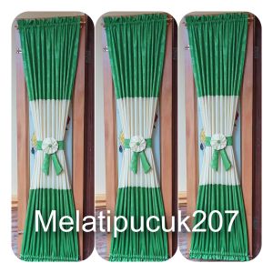 Gordeng Kupu Kupu Bahan Embos Tebal Gordeng Minimalis Gorden Ikat Tengah Gorden Pita