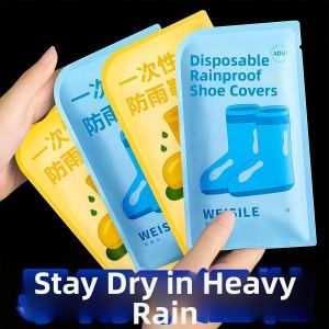 Waterproof Slip-resistant Disposable Plastic Foot Covers