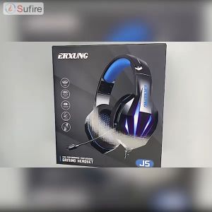 Wired Gaming Headset With Microphone Noise Reduction Earphones Extra Bass Support Wire Control Professional Design Colourful Light Lightweight 3.5mm/USB Audio Jack for PS4 PS5