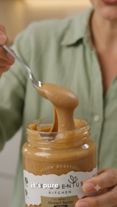 Ketogenius Kitchen Pure Almond Butter Smooth - No Salt (200g) - Unsweetened Zero Sugar Added Diabetic friendly Keto Low Carb Vegan No Added Oil