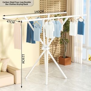 SHUHONG | Foldable Portable Indoor Clothes Drying Rack Small