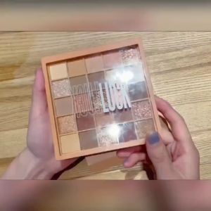 25 Colors Eyeshadow Palette: Low Saturation & Flash Sequins