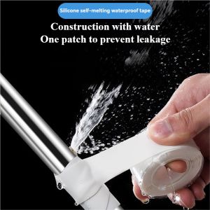 Self-adhesive Waterproof Tape Patch Bond Seal Repair Stop Leak Proof Adhesive Tape for Bathroom Kitchen Shower Water Pipe Repair