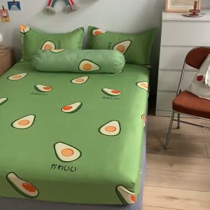 3pcs set Premium Fitted Bedsheet Cadar - Single/Queen/King Size