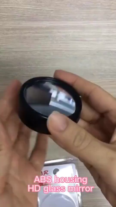 1 Pcs Car Rearview Mirror Blind Spot Kaca Spion Mini Mobil dan Motor Tambahan - Hitam