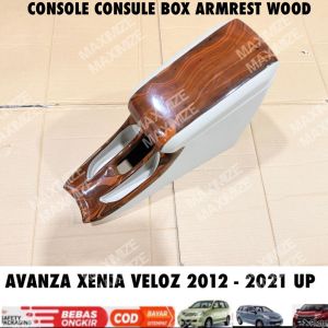 Console Box Avanza Xenia Veloz 2012 2015 2019 2020 2021 Armrest Consule Wood Kayu