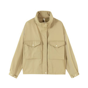 URLAZH | Spring New Loose Khaki Parka Jacket