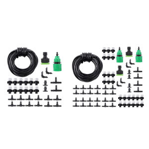 【New Arrival】 10/20M Mist Nozzles Irrigation Kit Portable Automatic Spray Irrigation Kits Water-saving Gardening Tools for Agriculture Garden