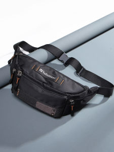 spaceman | Lightweight Oxford Cloth Crossbody Bag Mens Fashionable Waist Bag Travel Mobile Phone Single Shoulder Bag Multi-Functional