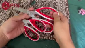 pin | Kéo Đa Năng Siêu Sắc Bén Thép Carbon Cao Cấp Tay Cầm Thoải Mái 4 Giai Đoạn Dùng Cho Văn Phòng Gia Đình Vải Thủ Công DIY 6.7-8.9 Inch Kéo May