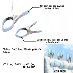 BAPNP | Kẹp Thép Không Gỉ Chống Trượt Bền Siêu Lớn