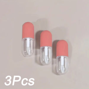3/5Pcs Mini Empty Lip Gloss Tube Plastic Refillable Bottles Liquid Lipstick Container Lipgloss Sample Bottle Travel Accessories