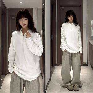 Cleanfit Black Zippered Collared Long Sleeve T-Shirt Mens Autumn Cycling Badminton Sportswear Inner Hoodie Casual Fashion