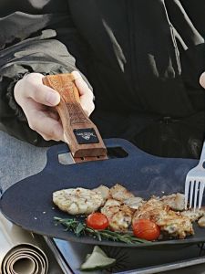ISE MOUNT | Phụ Kiện Mâm Nướng Chống Dính Điều Chỉnh Được Có Tay Cầm Kéo Dài Chống Đốt Ngoài Trời