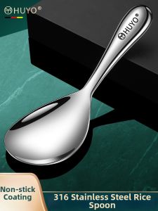 HUYO | 316 Stainless Steel Non-Stick Food-Grade Heat-Resistant Rice Spoon