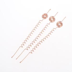 Vitality Plant Growth Stakes Set with Copper Coil 3pcs for Electroculture Gardening Solutions