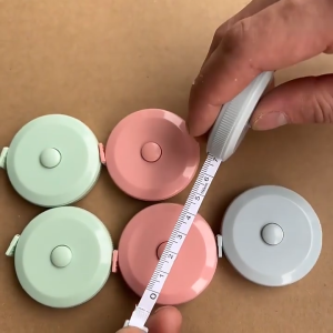 Meteran Badan Mini Rol 150 cm Meteran Kain Pengukur Badan lingkar Perut Baju Jahit Warna Pastel