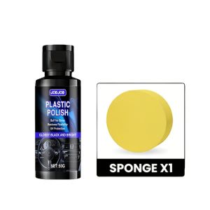 JOKJOK Plastic Restorer & Gloss Enhancer - 2-3 Year Lasting UV-Protected Formula Scratch & Dust Resistant Clears Plastic White