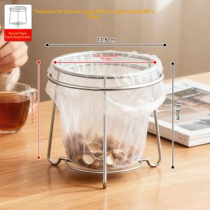 BANGJIE | Stainless Steel Trash Bag Support Rack