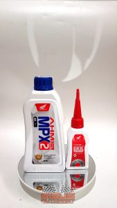 Paket Oli MPX 2 Plus Oli Gardan Honda AHM / Paket Oli Motor Matic AHM MPX2 Plus Oli Gardan AHM Matic